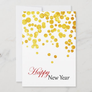 Happy New Year Photo Card | Lucky Gold Coins