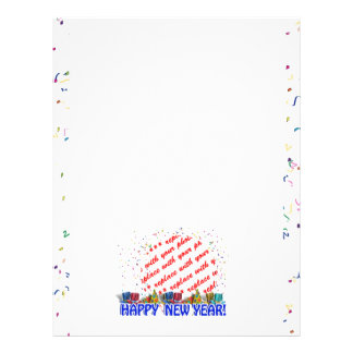 Happy New Year Letterhead | Zazzle