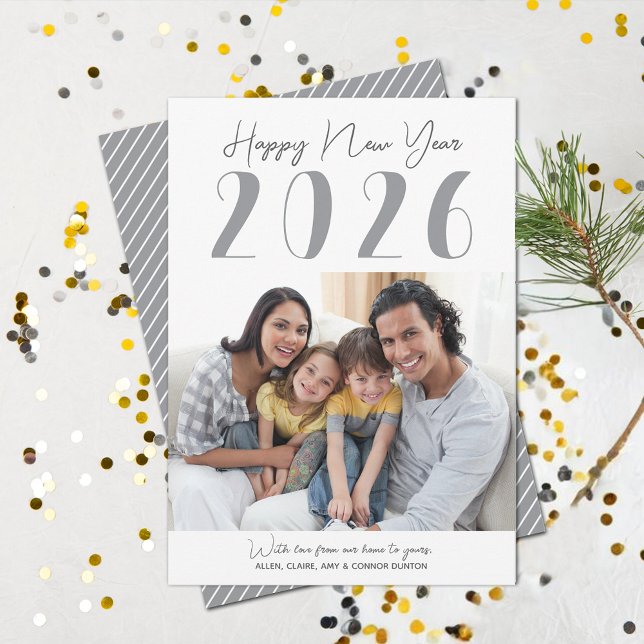 Happy New Year Photo Holiday Card (Happy New Year photo holiday cards - Order INSTANT DOWNLOAD )