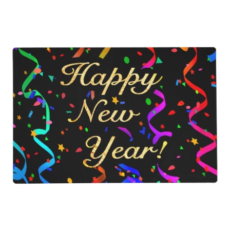 "happy New Year!" Placemat