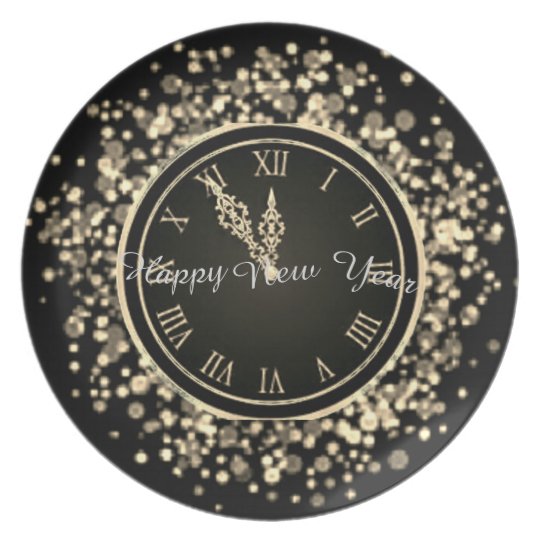 Happy New Year Plate
