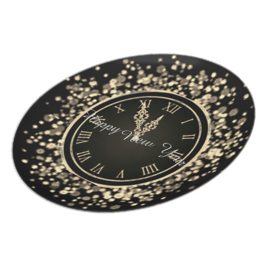 Happy New Year Plate (Left Side)