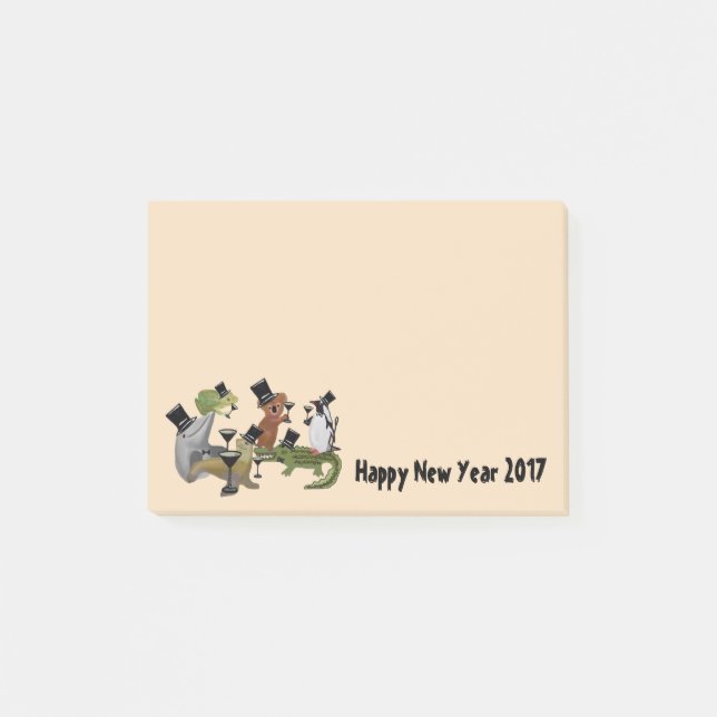 Happy New Year Post-it® Notes (Front)