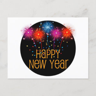 Happy New Year Postcard