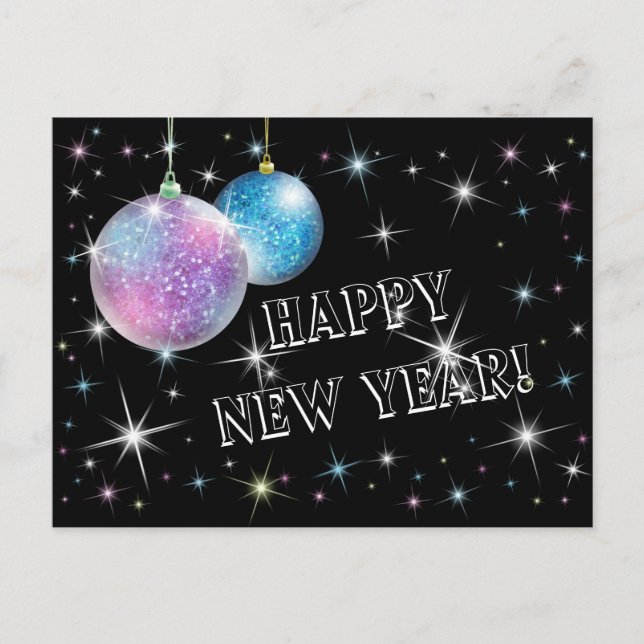 Happy New Year Postcard (Front)