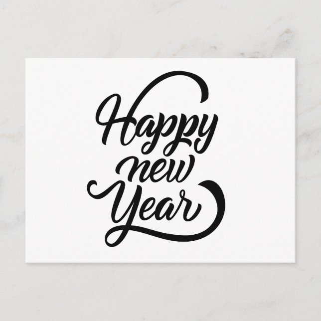 happy new year  postcard (Front)