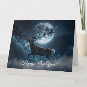 Happy New Year postcard