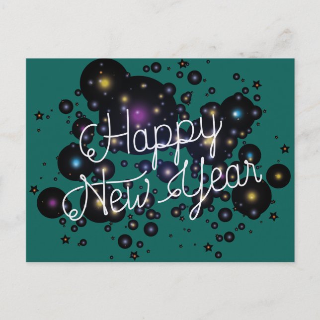 Happy New Year Postcard (Front)