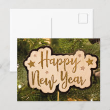 Happy New Year Postcard