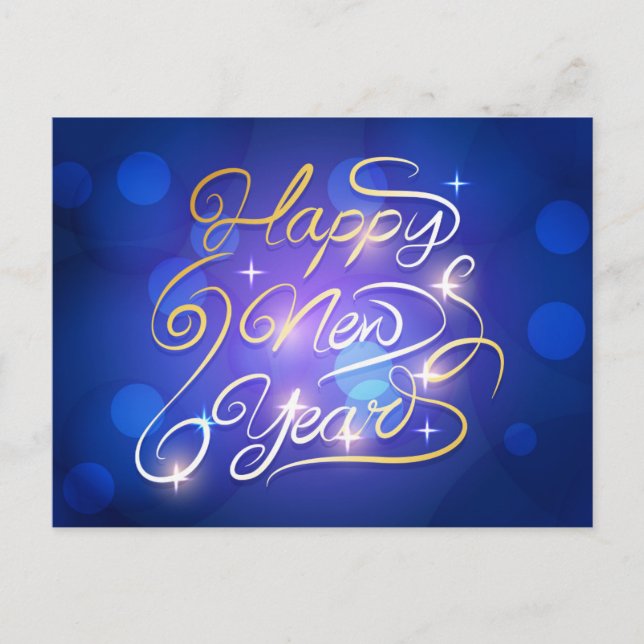 Happy New Year Postcard (Front)