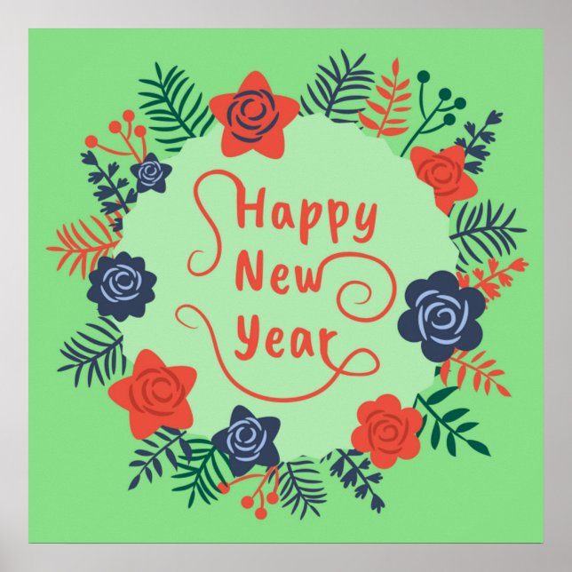 HAPPY NEW YEAR  POSTER (Front)