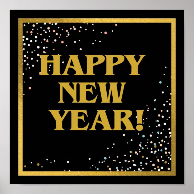 Happy New Year Poster (Front)