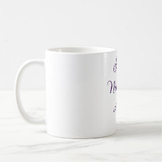 Happy new year purple calligraphy simple minimal coffee mug