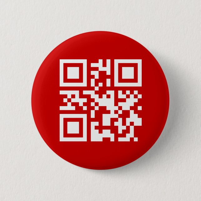 Happy New Year! -- QR Code Button (Front)