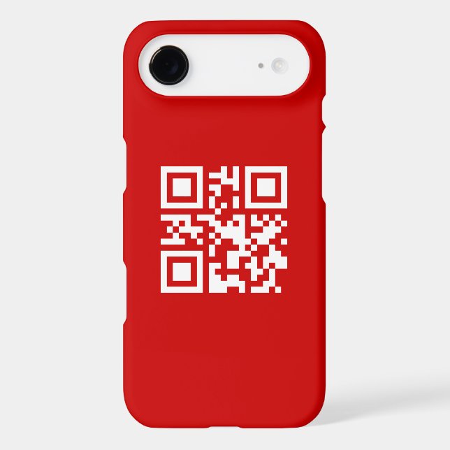 Happy New Year! -- QR Code Case-Mate iPhone Case (Back)