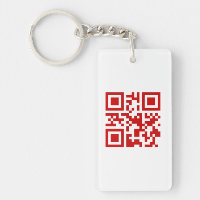 Happy New Year! -- QR Code Keychain (Front)