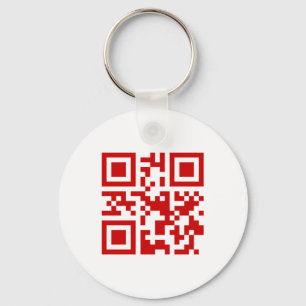 Happy New Year! -- QR Code Keychain