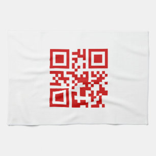 Happy New Year! -- QR Code Kitchen Towel