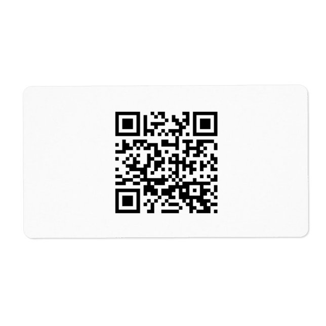 Happy New Year! -- QR Code Label (Front)