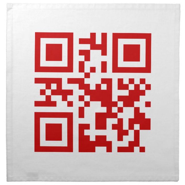Happy New Year! -- QR Code Napkin (Front)