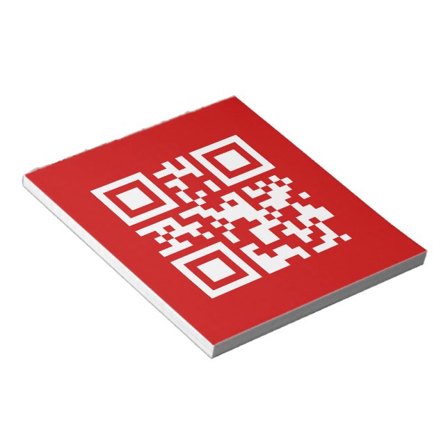 Happy New Year! -- QR Code Notepad (Angled)