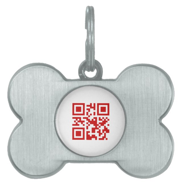 Happy New Year! -- QR Code Pet Name Tag (Front)