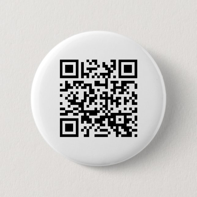 Happy New Year! -- QR Code Pinback Button (Front)