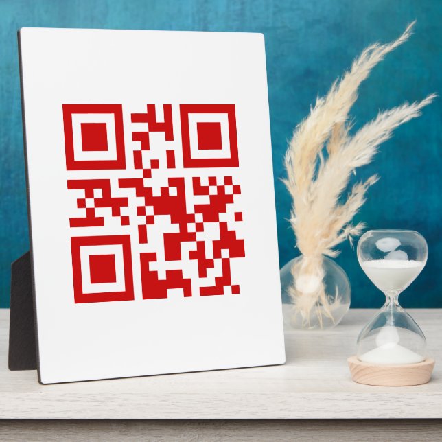Happy New Year! -- QR Code Plaque (Side)