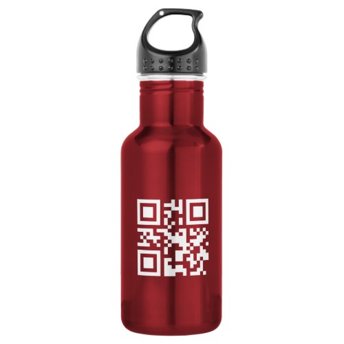 Happy New Year __ QR Code Stainless Steel Water Bottle