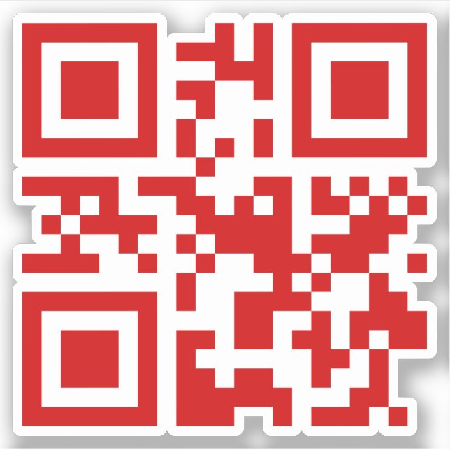 Happy New Year! -- QR Code Sticker (Front)