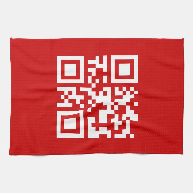 Happy New Year! -- QR Code Towel (Horizontal)