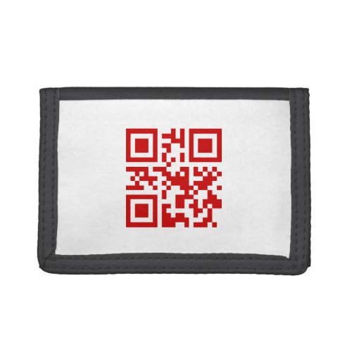 Happy New Year __ QR Code Tri_fold Wallet