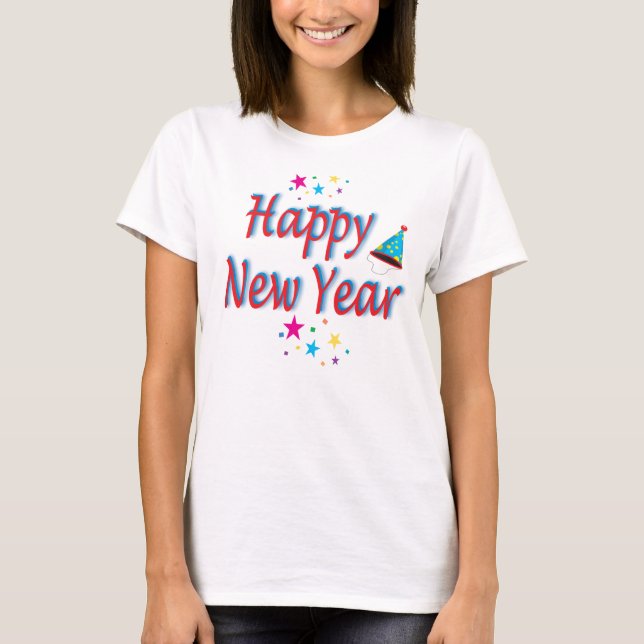 Happy New Year Seasons Festive Beswt New Value Fab T-Shirt (Front)