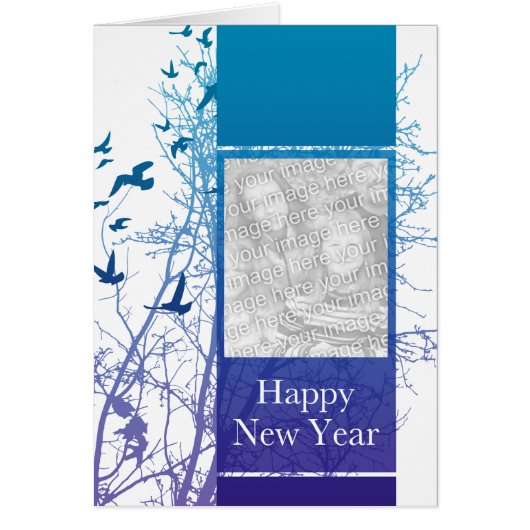 happy new year (sihouscreen) cards (Front)