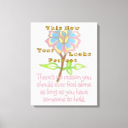 Happy New Year Someone To Hold Quote  Canvas Print