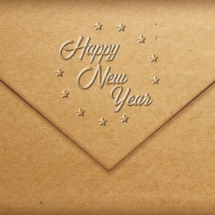 Happy New Year Stars Embosser