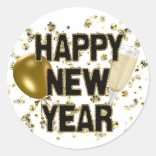 Happy New Year Sticker