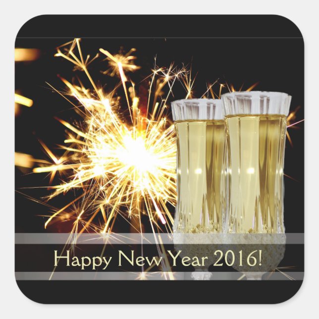 Happy New Year Stickers (Front)