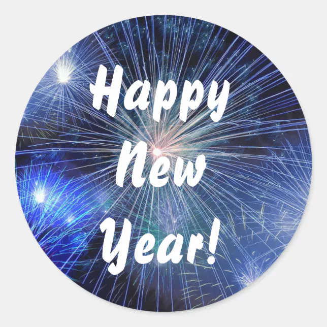 Happy New Year Stickers | Zazzle