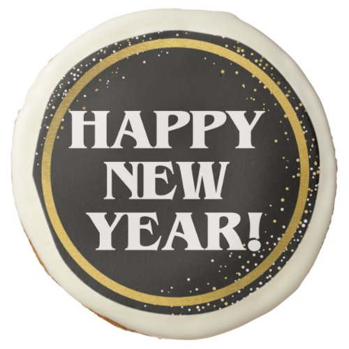 Happy New Year Sugar Cookie
