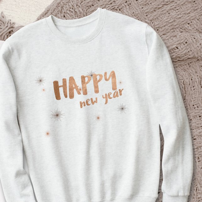 Happy New Year Sweatshirt (Happy New Year! A timeless classic sweatshirt that can be brought out year after year)