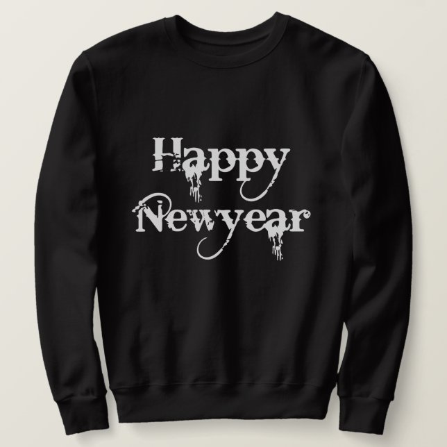Happy New Year Sweatshirt (Design Front)