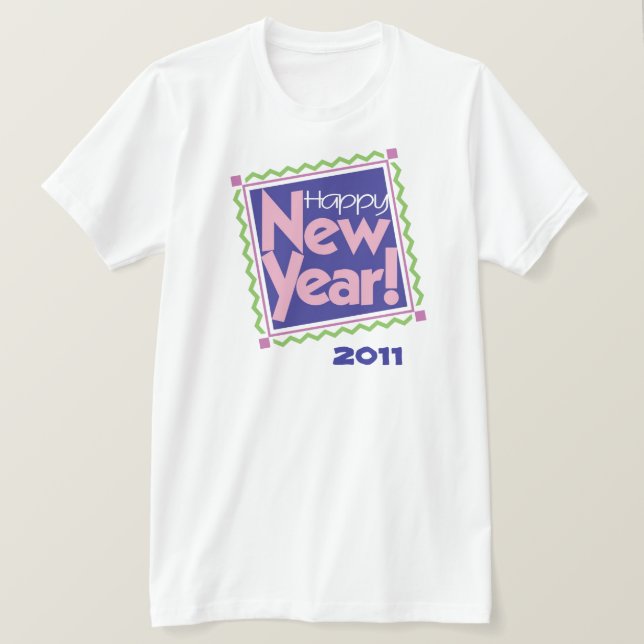 HAPPY NEW YEAR T-Shirt (Design Front)