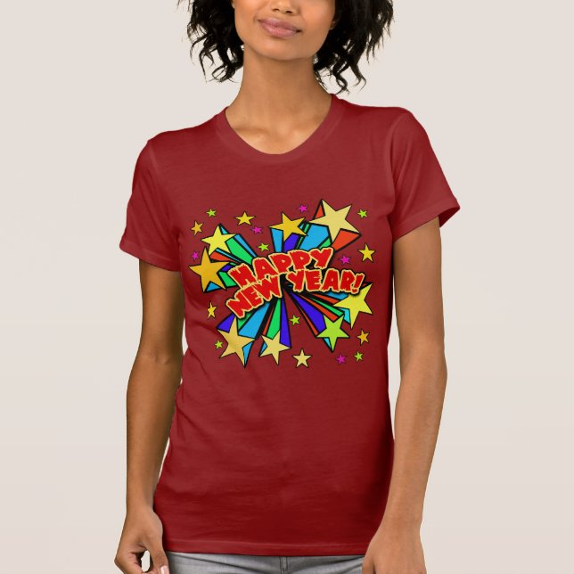 Happy New Year T-shirts, Beer Steins, Party Favors T-Shirt (Front)