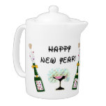 Happy New Year Teapot