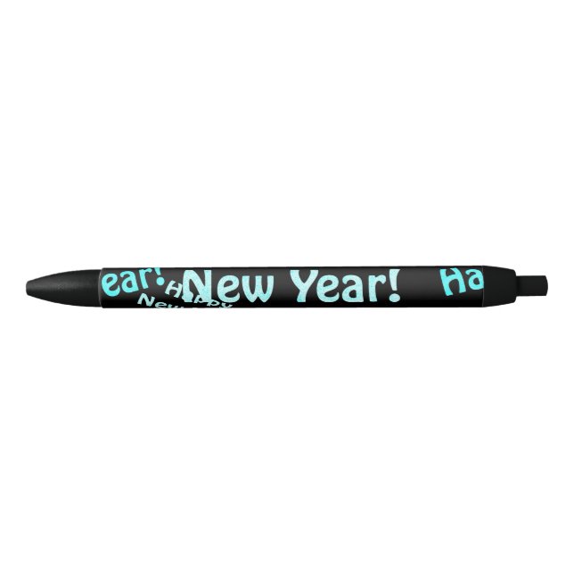 happy new year text pen (Front)