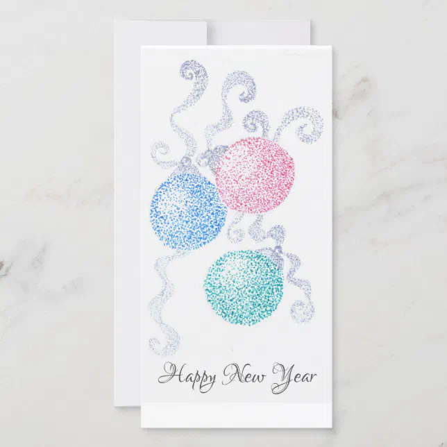 Happy New Year Thank You Card | Zazzle