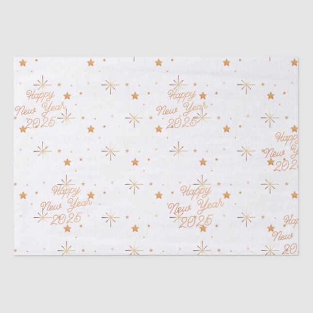 Happy New Year Tissue Paper (Front)