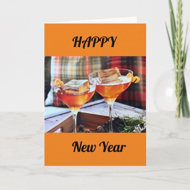 **HAPPY NEW YEAR** TO THE **LOVE OF MY LIFE** HOLIDAY CARD (Front)