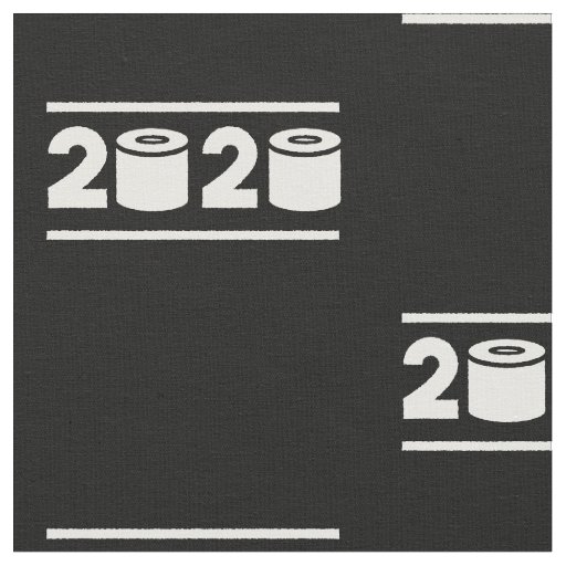 happy new year toilet paper 2020 fabric